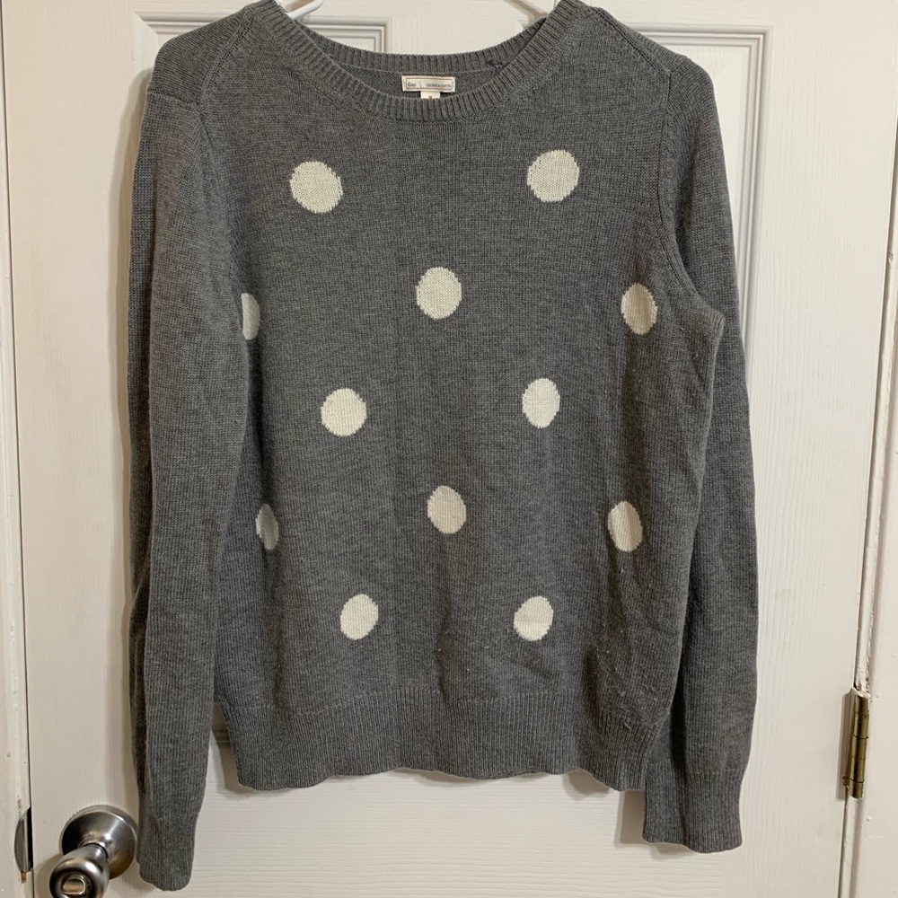 Gap Pullover Polkadot Sweater Size M